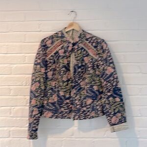 Free People quilted zip jacket